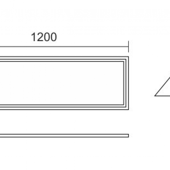 NINO II ΧΩΝΕΥΤO ΠΑΝΕΛ ΟΡΟΦΗΣ LED 42W 4000K ΑΛΟΥΜΙΝΙΟ ΝΙΚΕΛ MAT