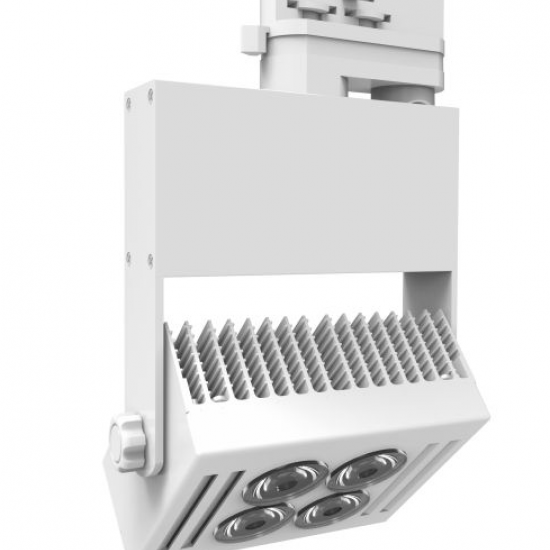 KAPO SPOT ΡΑΓΑΣ LED ΡΥΘΜΙΖΟΜΕΝΟ ΑΛΟΥΜΙΝΙΟ ΛΕΥΚΟ 40W 4000K