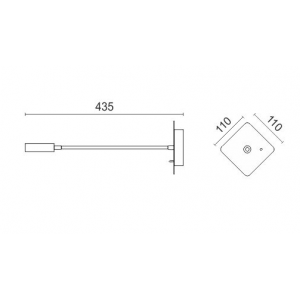 ΦΩΤΙΣΤΙΚΟ ΤΟΙΧΟΥ LED ΕΥΚΑΜΠΤΟ 3W 3000K