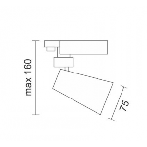 SPOT ΡΑΓΑΣ LED ΡΥΘΜΙΖΟΜΕΝΟ ΑΛΟΥΜΙΝΙΟ ΛΕΥΚΟ 12W 3000K