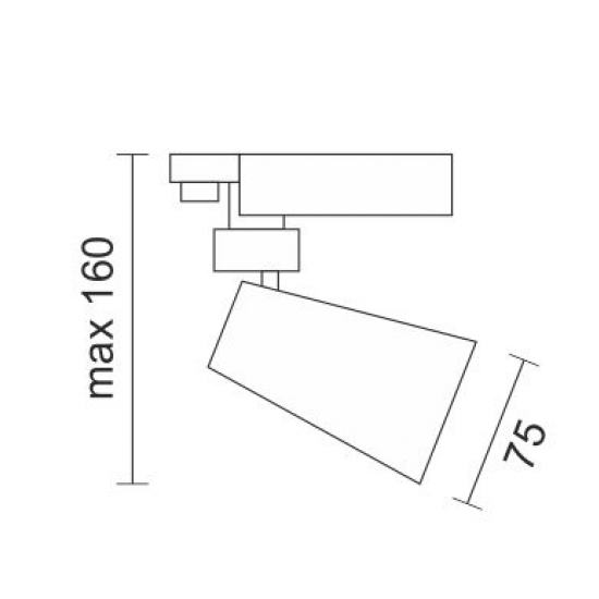 SPOT ΡΑΓΑΣ LED ΡΥΘΜΙΖΟΜΕΝΟ ΑΛΟΥΜΙΝΙΟ ΛΕΥΚΟ 12W 3000K