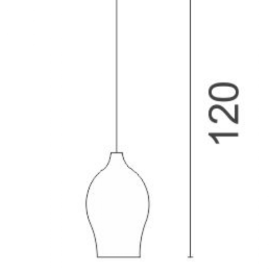 Park Κρεμαστό Μονόφωτο Φωτιστικό