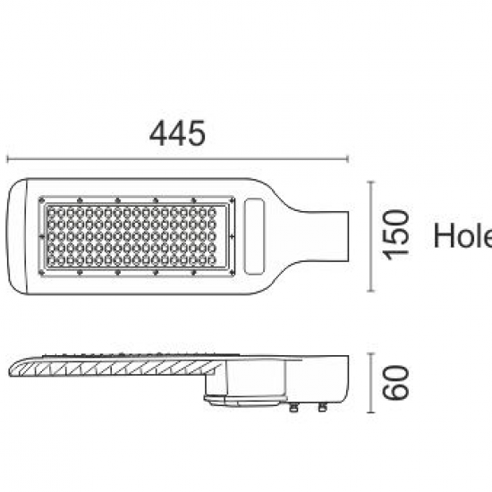 ΦΩΤΙΣΤΙΚΟ ΔΡΟΜΟΥ LED HPL 90W 5000K