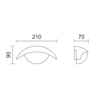 ΑΠΛΙΚΑ LED ΕΞΩΤΕΡΙΚΟΥ ΧΩΡΟΥ 6W 4000K