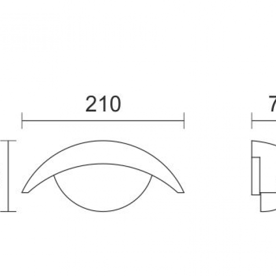 ΑΠΛΙΚΑ LED ΕΞΩΤΕΡΙΚΟΥ ΧΩΡΟΥ 6W 4000K