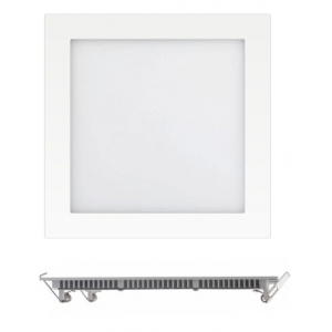 NIA ΧΩΝΕΥΤΟ ΛΕΠΤΟ LED ΟΡΟΦΗΣ 20W 3000K ΑΛΟΥΜΙΝΙΟ ΛΕΥΚΟ