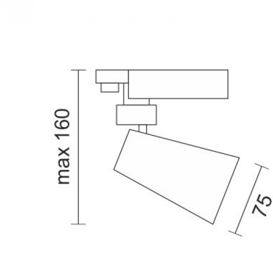 SPOT ΡΑΓΑΣ LED ΡΥΘΜΙΖΟΜΕΝΟ ΑΛΟΥΜΙΝΙΟ ΛΕΥΚΟ 12W 4000K