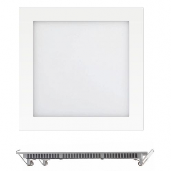 NIA ΧΩΝΕΥΤΟ ΛΕΠΤΟ LED ΟΡΟΦΗΣ 20W 4000K ΑΛΟΥΜΙΝΙΟ ΛΕΥΚΟ