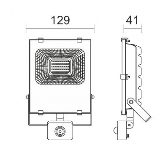 ΠΡΟΒΟΛΕAΣ ΑΝΙΧΝΕΥΤΗ ΚΙΝΗΣΗΣ LED SMD 10W 6000K
