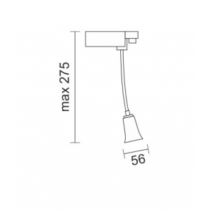 ALAN SPOT ΡΑΓΑΣ LED ΡΥΘΜΙΖΟΜΕΝΟ ΑΛΟΥΜΙΝΙΟ ΛΕΥΚΟ 12W 4000K