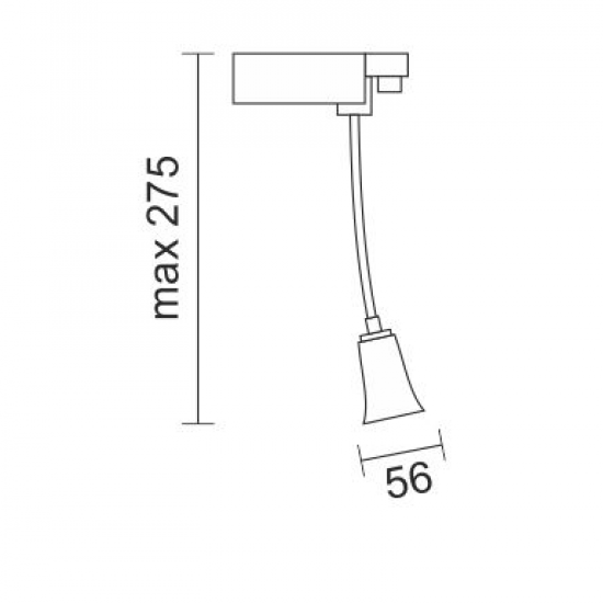 ALAN SPOT ΡΑΓΑΣ LED ΡΥΘΜΙΖΟΜΕΝΟ ΑΛΟΥΜΙΝΙΟ ΛΕΥΚΟ 12W 4000K
