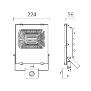 ΠΡΟΒΟΛΕAΣ ΑΝΙΧΝΕΥΤΗ ΚΙΝΗΣΗΣ LED SMD 50W 6000K