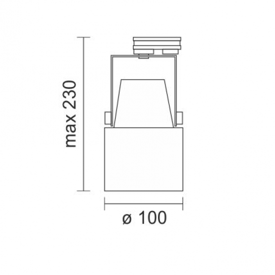 RALI SPOT ΡΑΓΑΣ ΡΥΘΜΙΖΟΜΕΝΟ ΠΛΑΣΤΙΚΟ ΛΕΥΚΟ E27