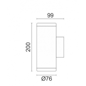 ΑΠΛΙΚΑ LED ΕΞΩΤΕΡΙΚΟΥ ΧΩΡΟΥ 2X4W 4000K