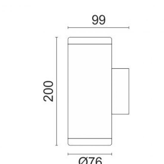 ΑΠΛΙΚΑ LED ΕΞΩΤΕΡΙΚΟΥ ΧΩΡΟΥ 2X4W 4000K