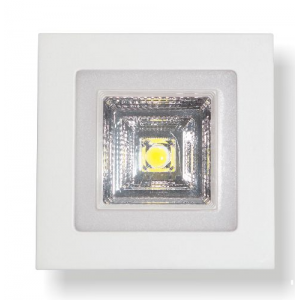 SALLOW ΧΩΝΕΥΤΟ LED ΟΡΟΦΗΣ 12W ΑΛΟΥΜΙΝΙΟ ΛΕΥΚΟ 4000/3000K