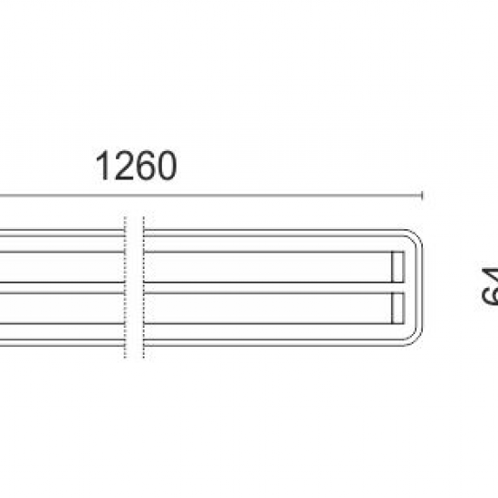ΓΡΑΜΜΙΚΟ ΦΩΤΙΣΤΙΚΟ LED ΣΤΕΓΑΝΟ T8