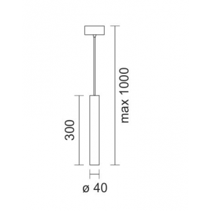 ΚΡΕΜΑΣΤΟ ΦΩΤΙΣΤΙΚΟ LED 8W 3000K