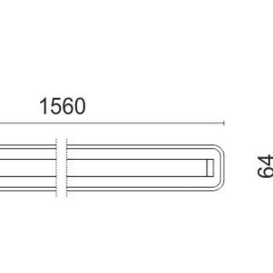 ΓΡΑΜΜΙΚΟ ΦΩΤΙΣΤΙΚΟ LED ΣΤΕΓΑΝΟ T8