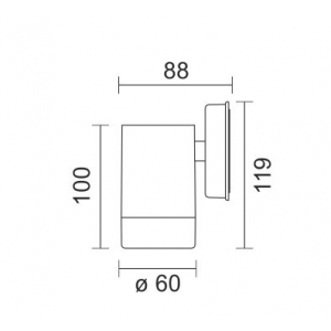 ΑΠΛΙΚΑ ΤΟΙΧΟΥ Gu10