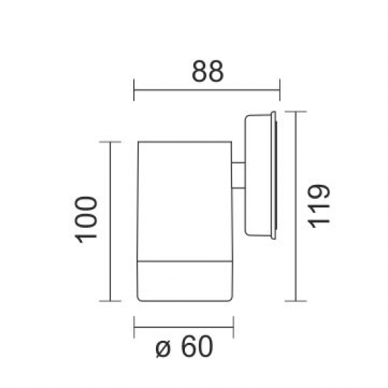 ΑΠΛΙΚΑ ΤΟΙΧΟΥ Gu10