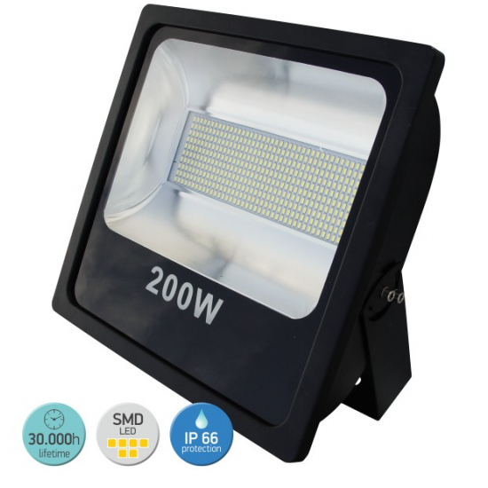 ΠΡΟΒΟΛΕAΣ LED SLIM SMD 200W 6000K