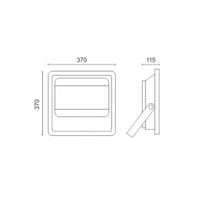 ΠΡΟΒΟΛΕAΣ LED SLIM SMD 200W 6000K