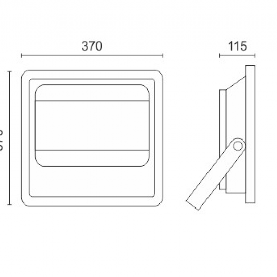 ΠΡΟΒΟΛΕAΣ LED SLIM SMD 200W 6000K