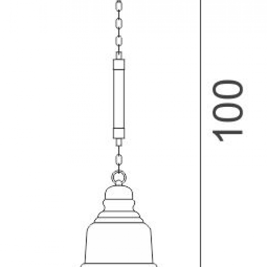 Cup Κρεμαστό Μονόφωτο Φωτιστικό