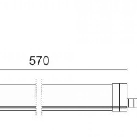 ΓΡΑΜΜΙΚΟ ΦΩΤΙΣΤΙΚΟ LED ΣΤΕΓΑΝΟ 18W 4000K