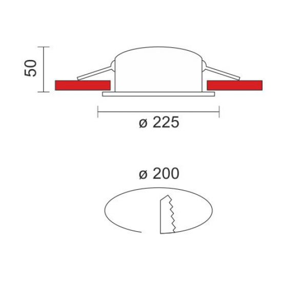 NEW ΣΠΟΤ ΧΩΝΕΥΤΟ ΟΡΟΦΗΣ LED 32W ΑΛΟΥΜΙΝΙΟ ΛΕΥΚΟ