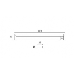 ΓΡΑΜΜΙΚΟ LED 8W 4000K