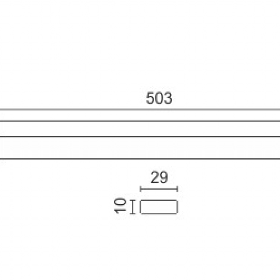 ΓΡΑΜΜΙΚΟ LED 8W 4000K
