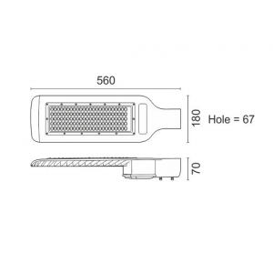 ΦΩΤΙΣΤΙΚΟ ΔΡΟΜΟΥ LED HPL 120W 5000K