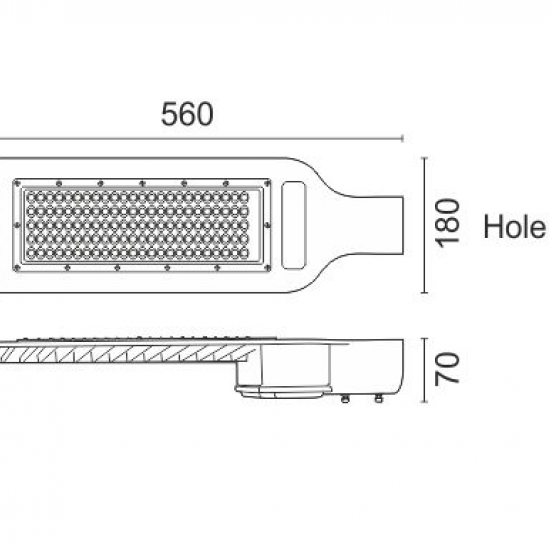 ΦΩΤΙΣΤΙΚΟ ΔΡΟΜΟΥ LED HPL 120W 5000K