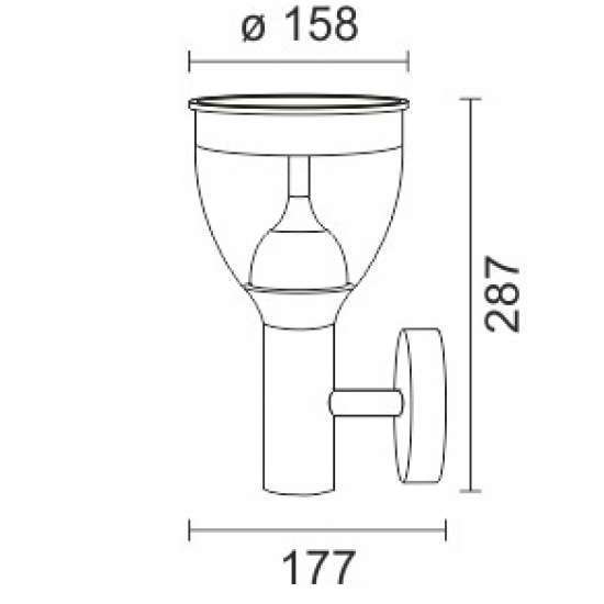 ΗΛΙΑΚΗ ΑΠΛΙΚΑ ΤΟΙΧΟΥ 3W
