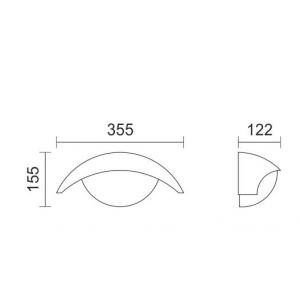 ΑΠΛΙΚΑ LED ΕΞΩΤΕΡΙΚΟΥ ΧΩΡΟΥ 12W 4000K