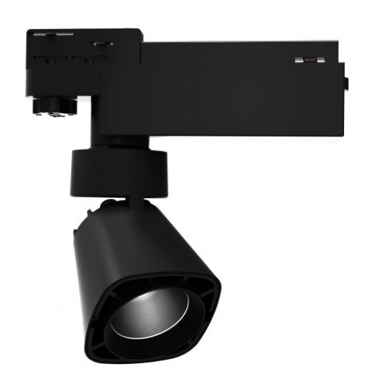 SPOT ΡΑΓΑΣ LED ΡΥΘΜΙΖΟΜΕΝΟ ΑΛΟΥΜΙΝΙΟ ΜΑΥΡΟ 12W 4000K