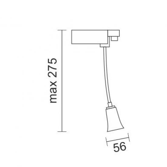 ALAN SPOT ΡΑΓΑΣ LED ΡΥΘΜΙΖΟΜΕΝΟ ΑΛΟΥΜΙΝΙΟ ΜΑΥΡΟ 12W 4000K