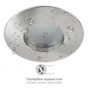 ΣΠΟΤ ΧΩΝΕΥΤO GU10 ΑΛΟΥΜΙΝΙΟ ΝΙΚΕΛ ΜΑΤ