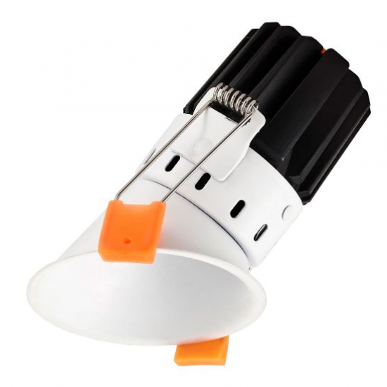 LONG ΣΠΟΤ ΧΩΝΕΥΤΟ LED 10W ΑΛΟΥΜΙΝΙΟ ΛΕΥΚΟ