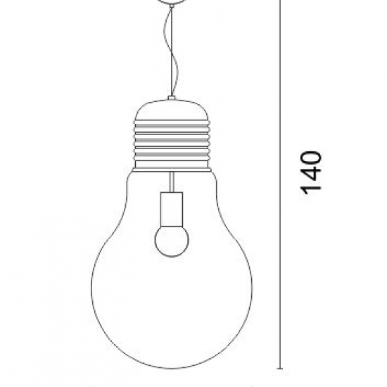 Lamp Κρεμαστό Μονόφωτο Φωτιστικό