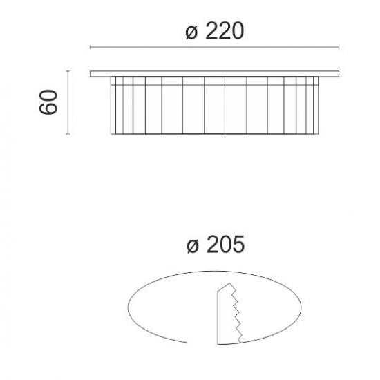 SHORT ΣΠΟΤ ΧΩΝΕΥΤΟ LED 30W 3000 W.W