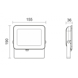 ΠΡΟΒΟΛΕAΣ BLUE LED SMD 30W
