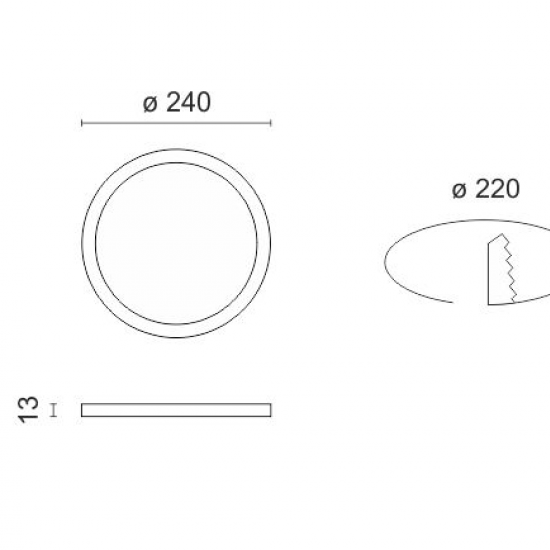 CAMERON ΧΩΝΕΥΤΟ ΛΕΠΤΟ LED ΟΡΟΦΗΣ 24W 4000K ΑΛΟΥΜΙΝΙΟ ΛΕΥΚΟ