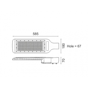 ΦΩΤΙΣΤΙΚΟ ΔΡΟΜΟΥ LED HPL 150W 5000K
