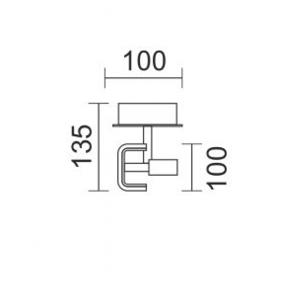 ΦΩΤΙΣΤΙΚΟ ΟΡΟΦΗΣ LED 5W 3000K