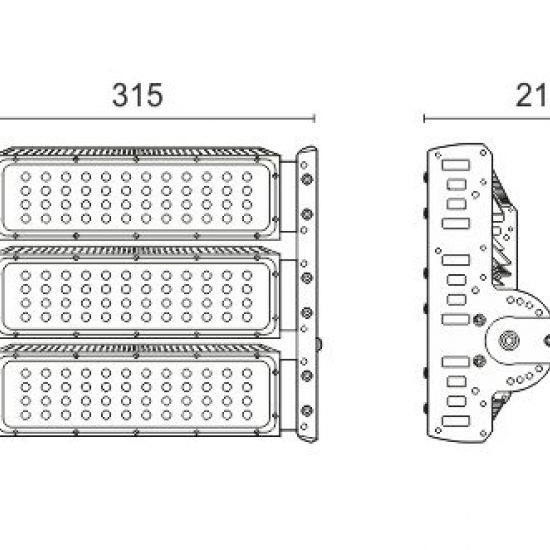 ΦΩΤΙΣΤΙΚΟ LED ΒΕΝΖΙΝΑΔΙΚΟΥ HPL 150W 6000K