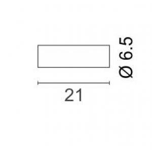 Bert Φωτιστικό Λουτρού Μονόφωτο Φ6,5x21cm