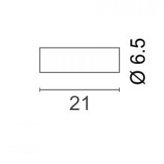 Bert Φωτιστικό Λουτρού Μονόφωτο Φ6,5x21cm